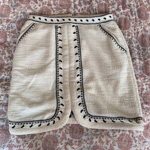 Anthropologie Textured Dolan Skirt